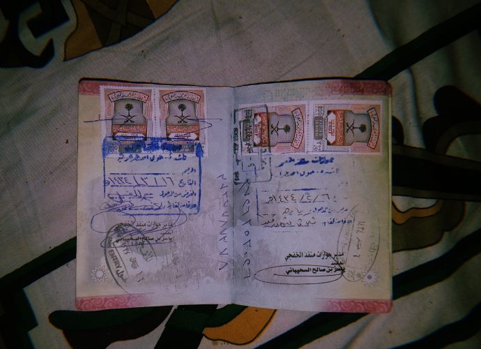 A Kuwait visa stamped passport of a Rasuwa resident, Rasuwa. In Rasuwa, a significant number of people have gone to the Gulf states for labor employment. Kuwait is one of the preferred destinations among women from Rasuwa, where many have gone and worked. Nevertheless, returnee labor migrants back in Rasuwa are often seen working as porters at Timure parking. 